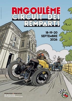 Affiche officielle du Circuit des Remparts d'Angoulême 2026