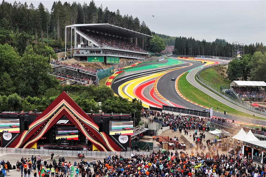 Circuit de Spa-Francorchamps lors du Grand Prix de Belgique de Formule 1