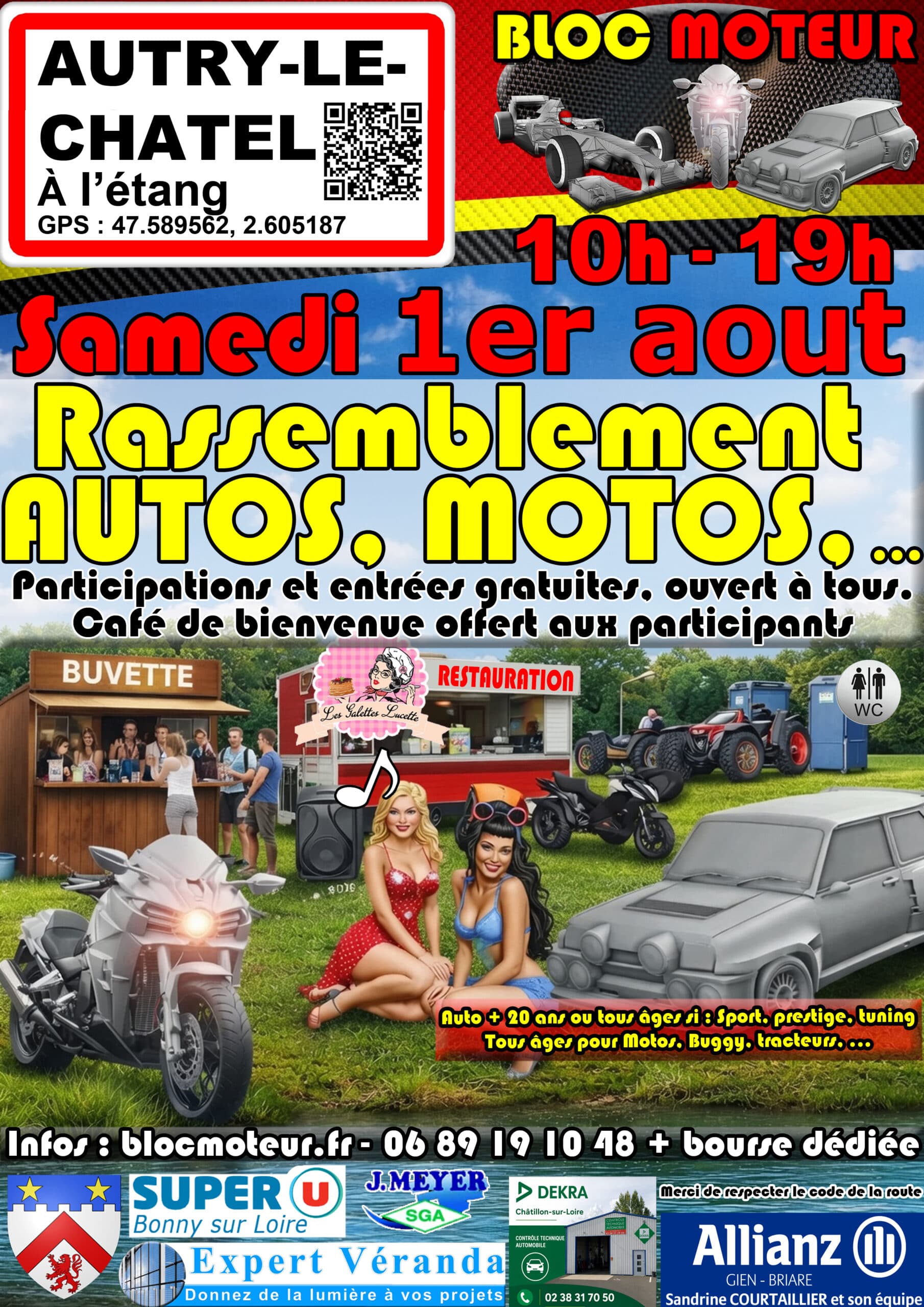 Affiches Samedi 1er aout, RASSEMBLEMENT